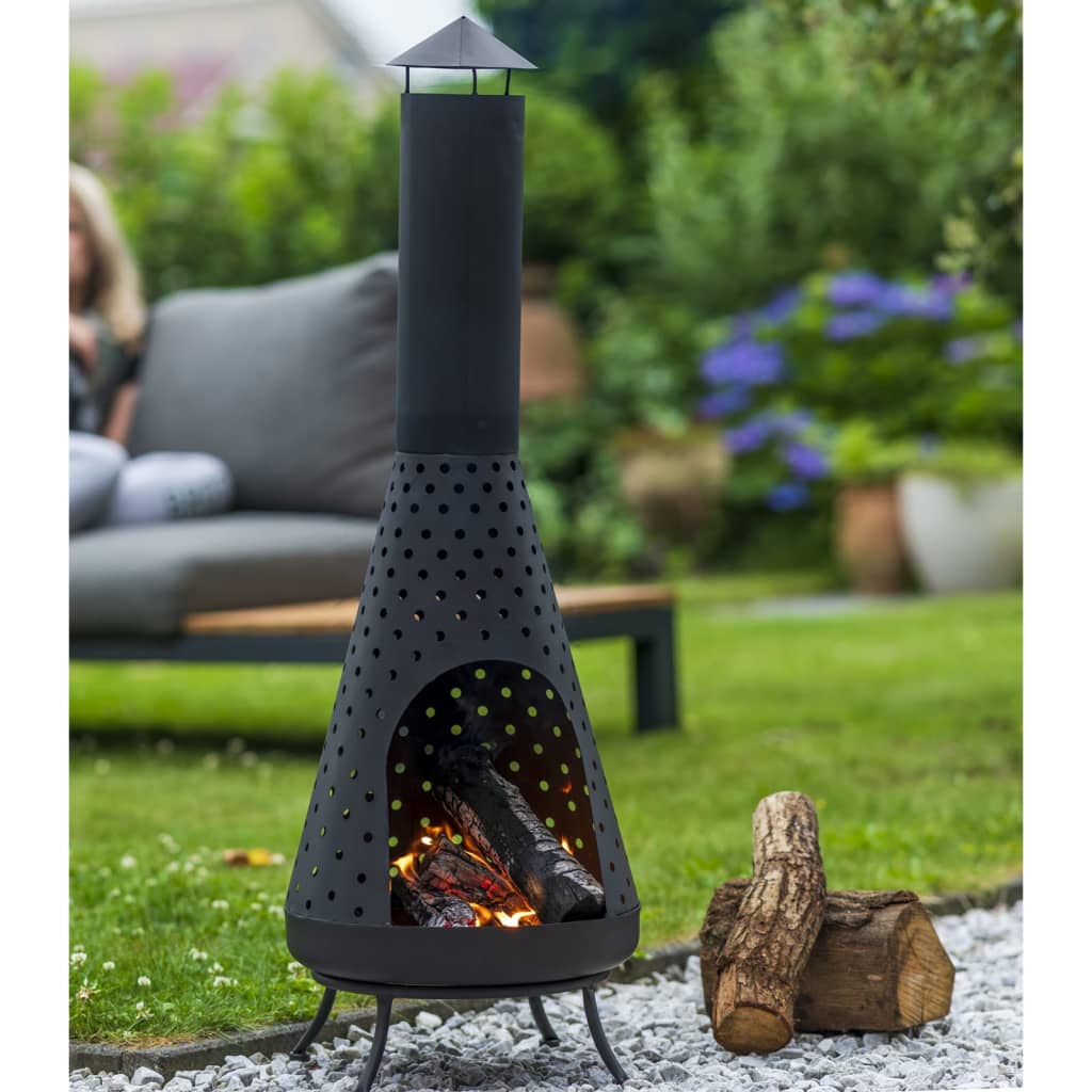 Redfire Șemineu De Grădină &quot;Napa&quot;, Negru