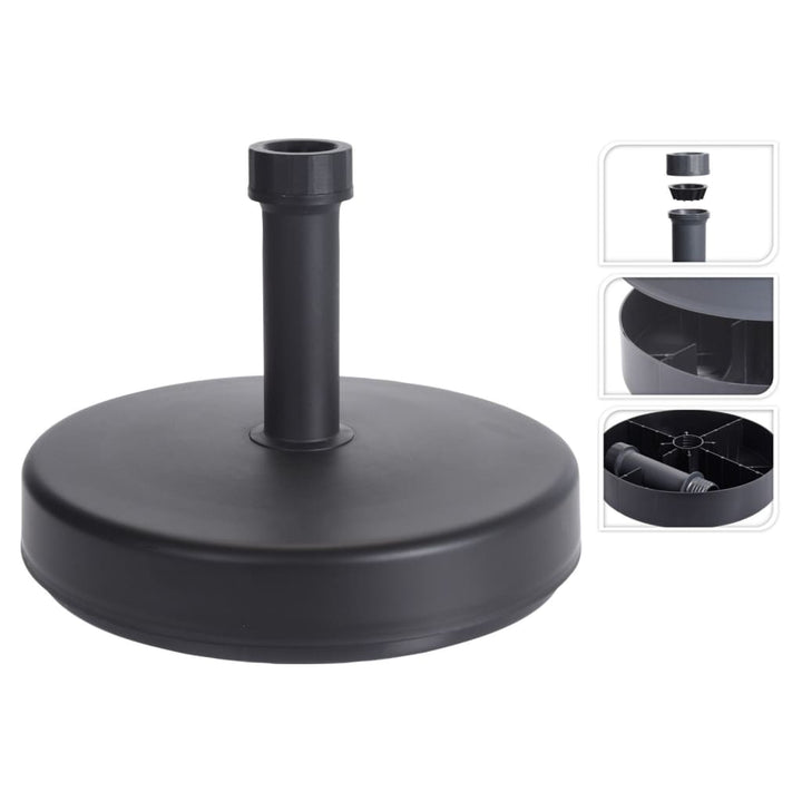 Progarden Bază De Umbrelă De Soare, Gri, 46 Cm, Rotundă