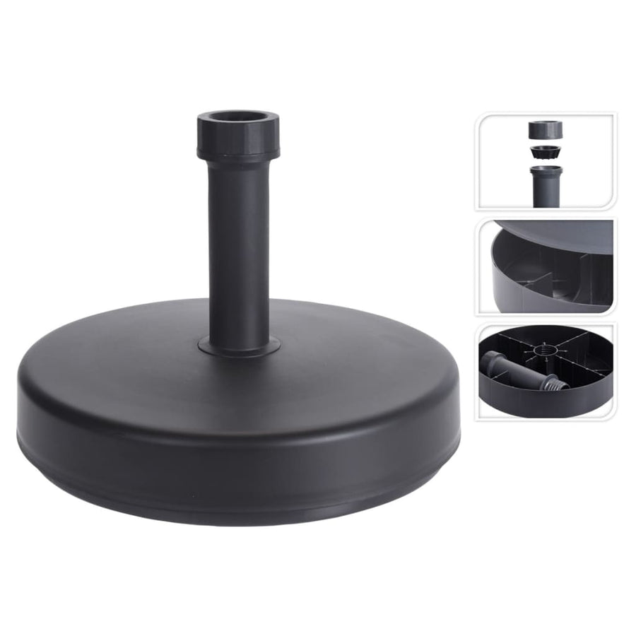 Progarden Bază De Umbrelă De Soare, Gri, 46 Cm, Rotundă