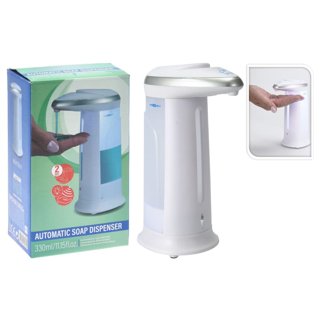 Excellent Houseware Dozator Automat De Săpun Cu Senzor, 330 Ml