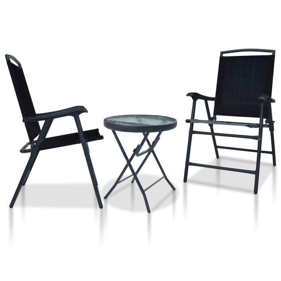 Set Mobilier Bistro, 3 Piese, , Oțel