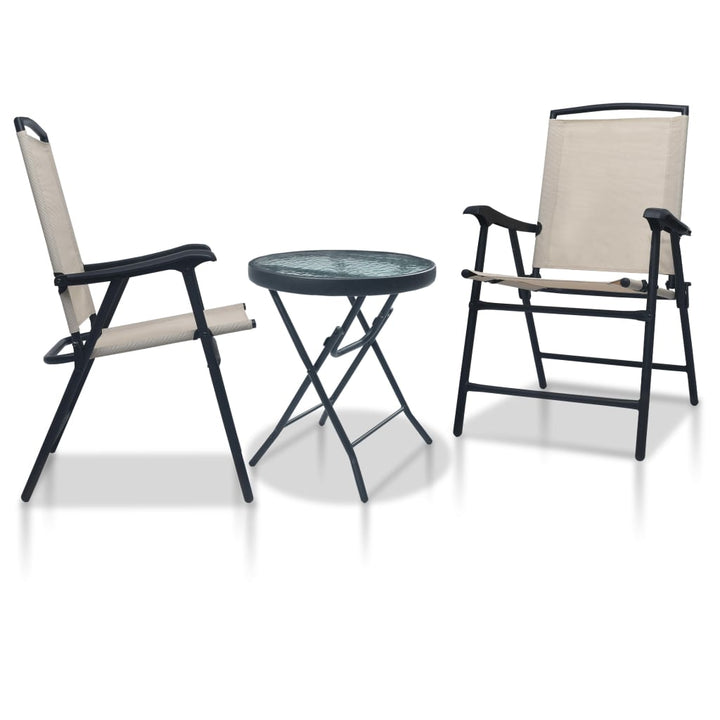 Set Mobilier Bistro, 3 Piese, , Oțel