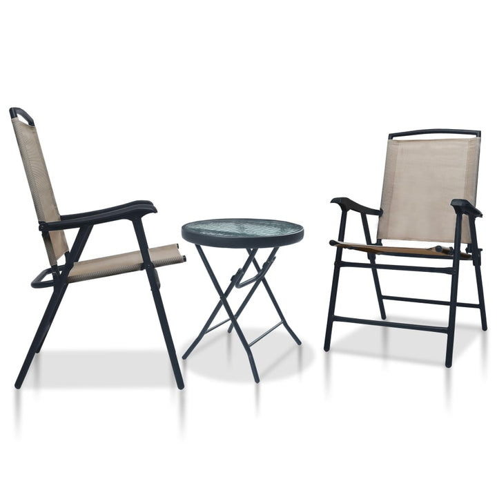 Set Mobilier Bistro, 3 Piese, , Oțel