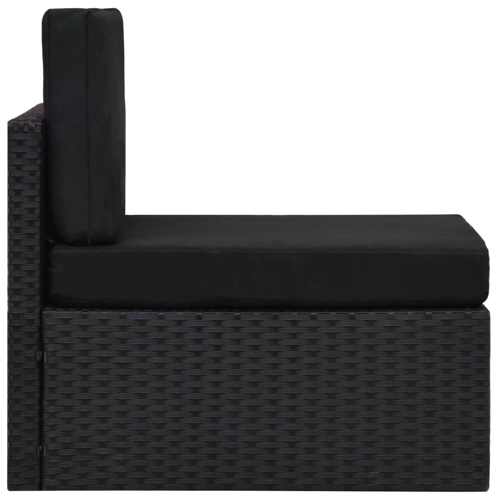 Set Mobilier De Grădină, 6 Piese, , Poliratan