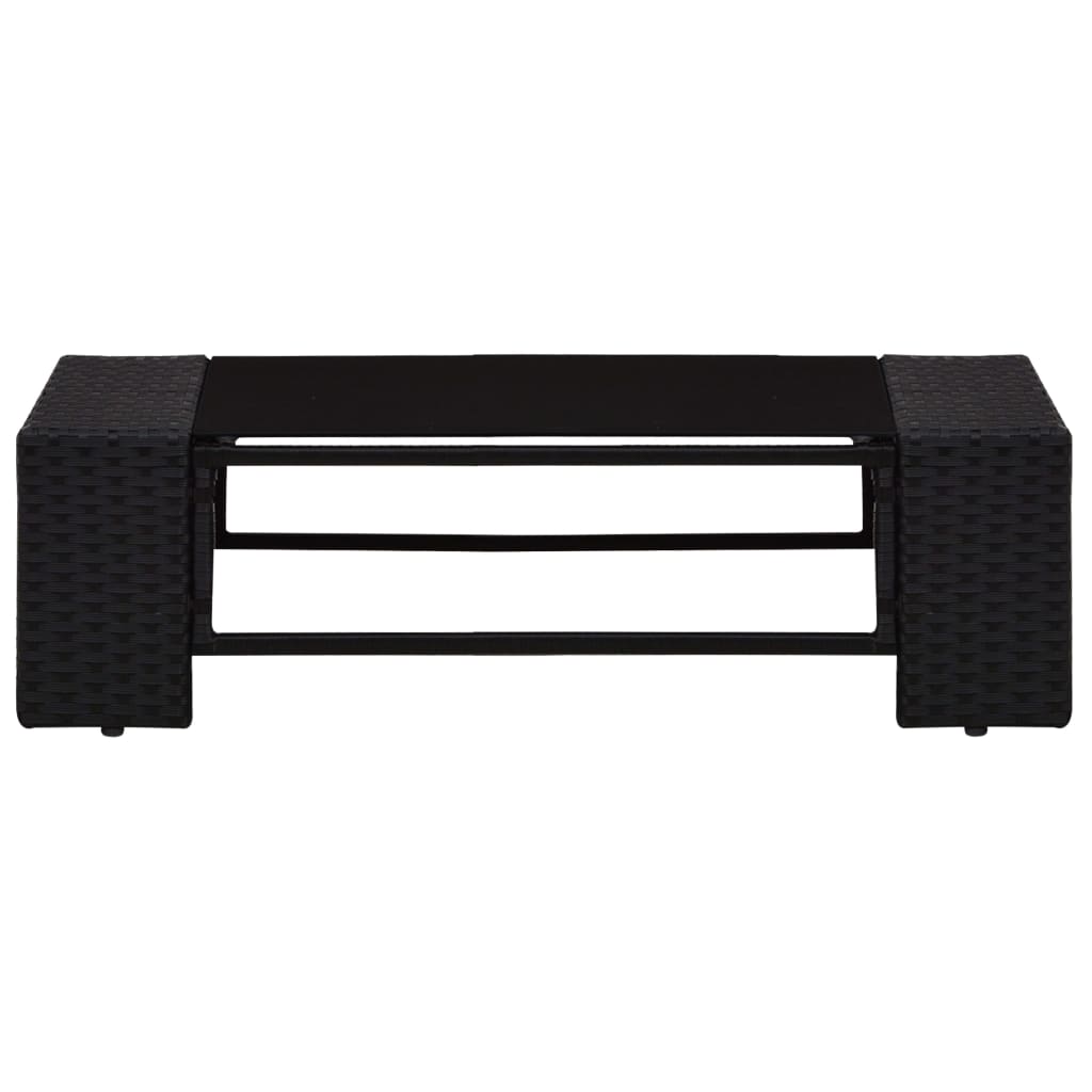 Set Mobilier De Grădină, 7 Piese, , Poliratan