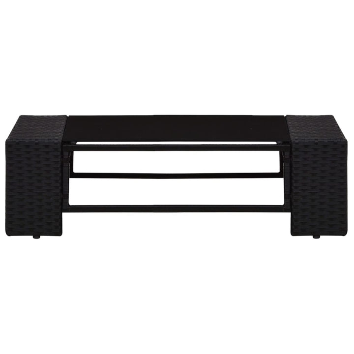 Set Mobilier De Grădină, 7 Piese, , Poliratan