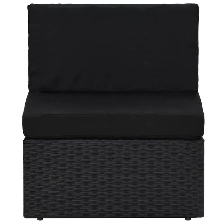 Set Mobilier De Grădină, 7 Piese, , Poliratan