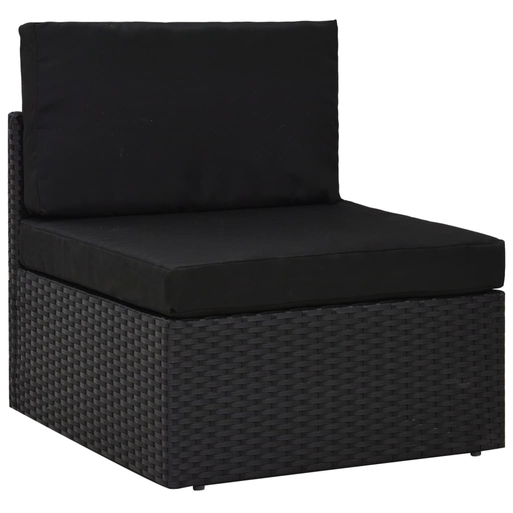 Set Mobilier De Grădină, 4 Piese, , Poliratan