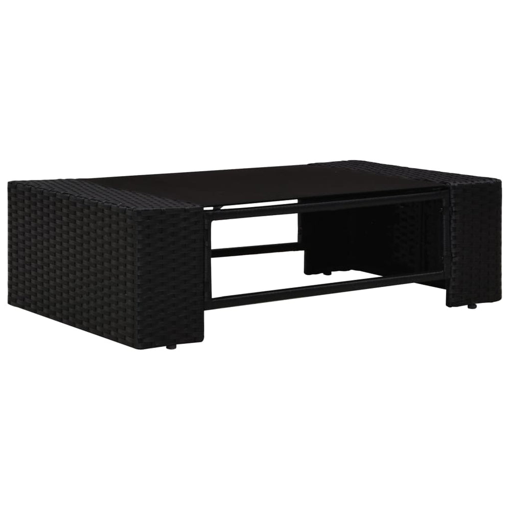 Set Mobilier De Grădină, 10 Piese, , Poliratan