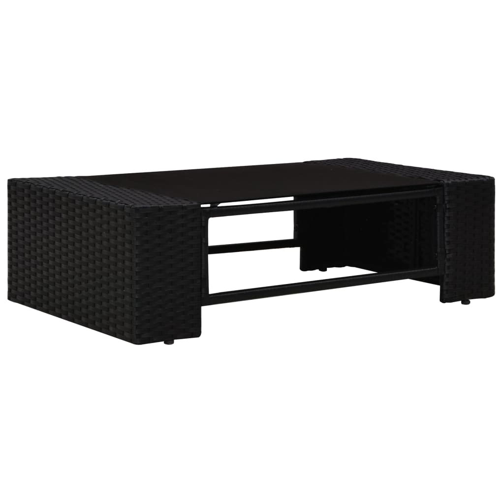 Set Mobilier De Grădină, 10 Piese, , Poliratan