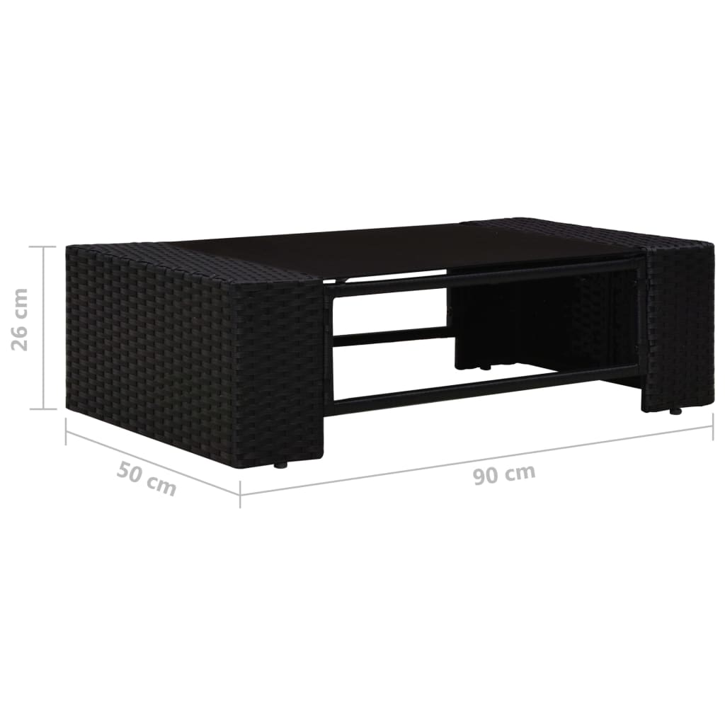 Set Mobilier De Grădină, 10 Piese, , Poliratan