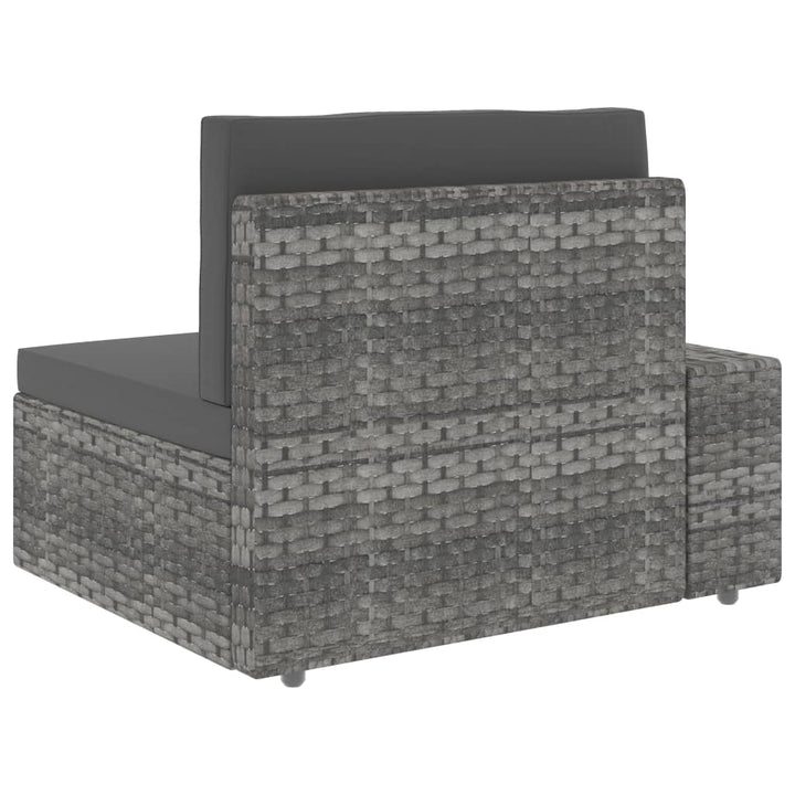 Set Mobilier De Grădină, 5 Piese, , Poliratan