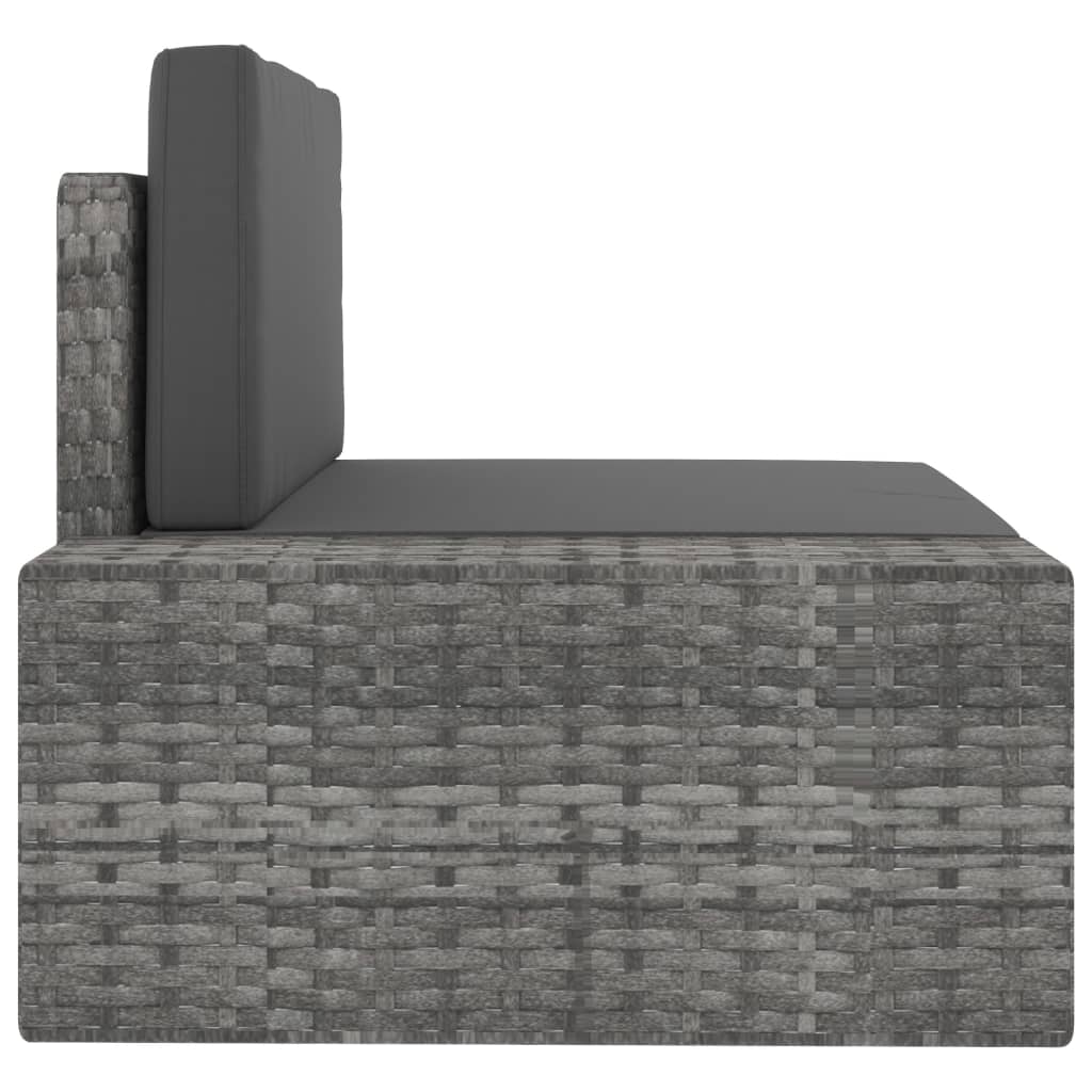 Set Mobilier De Grădină, 4 Piese, , Poliratan