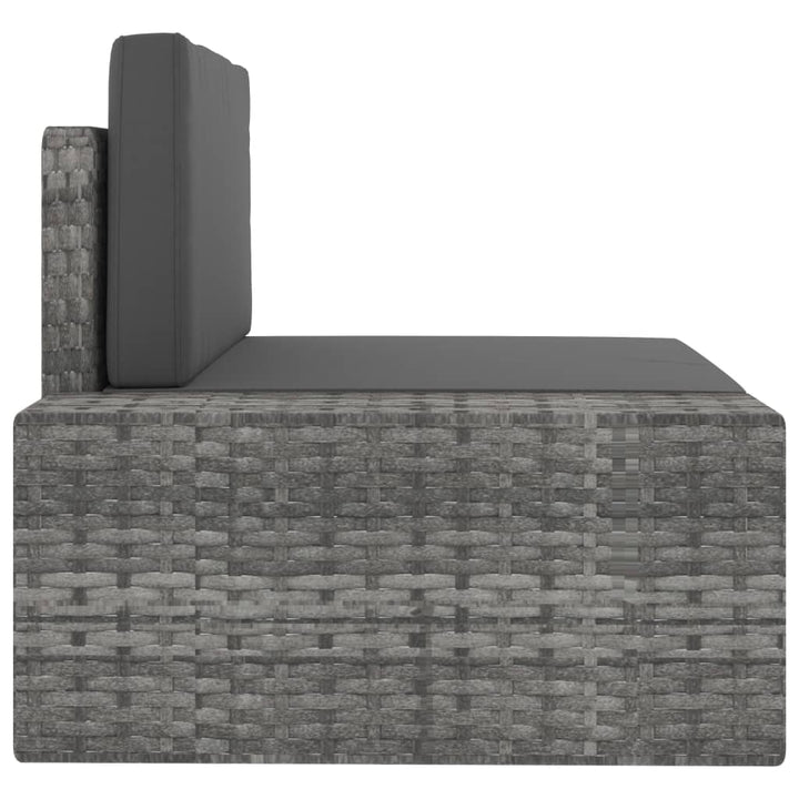 Set Mobilier De Grădină, 4 Piese, , Poliratan