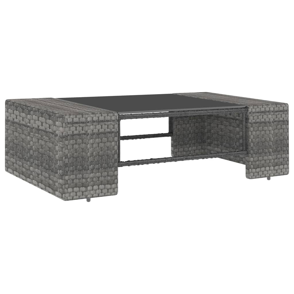 Set Mobilier De Grădină, 4 Piese, , Poliratan