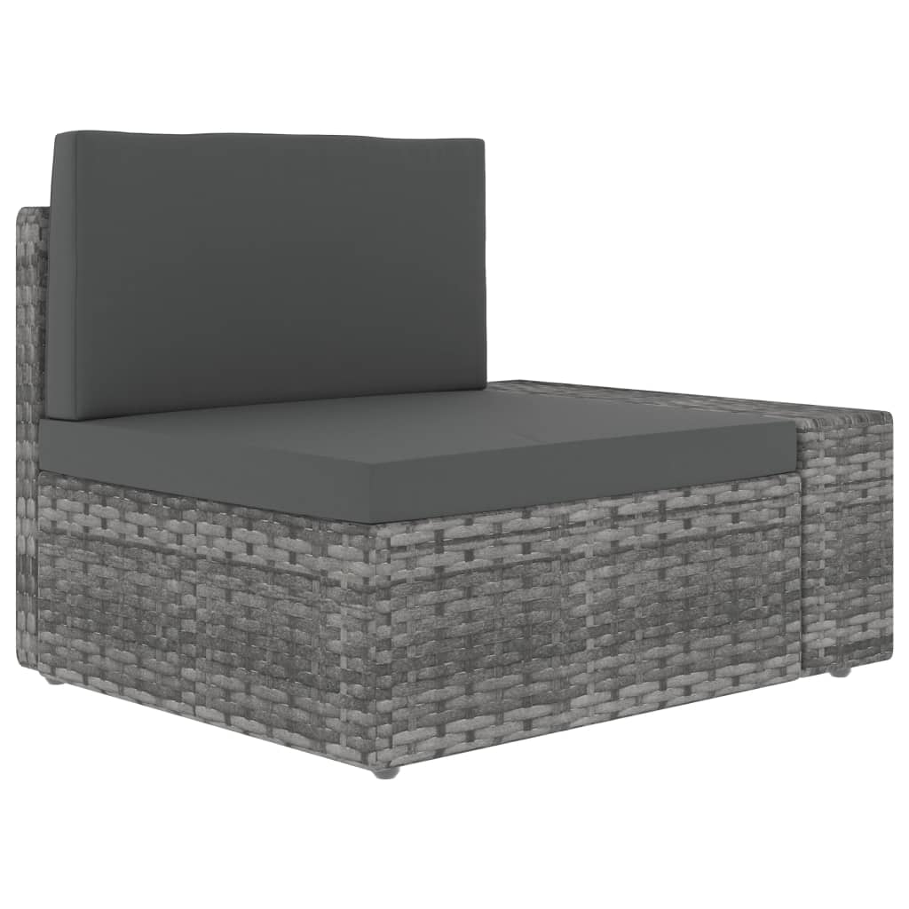 Set Mobilier De Grădină, 4 Piese, , Poliratan