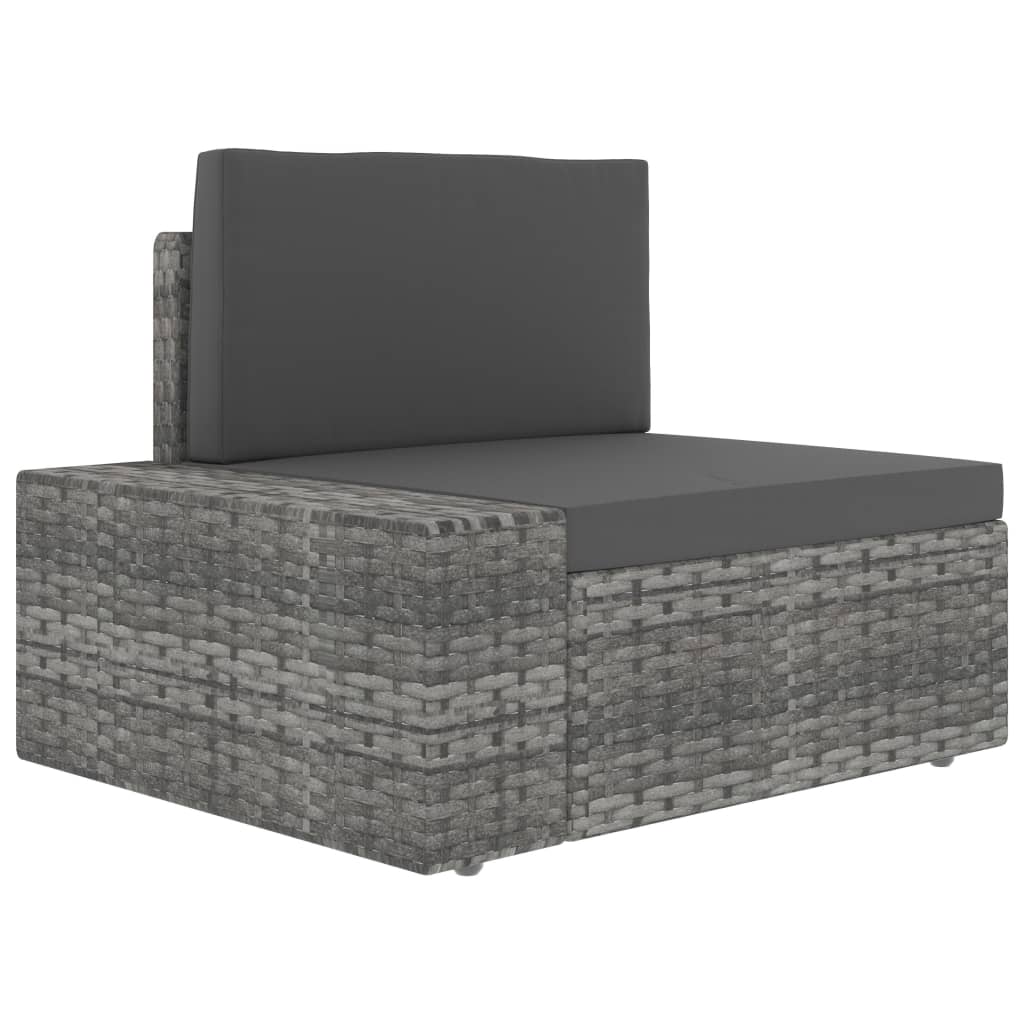 Set Mobilier De Grădină, 4 Piese, , Poliratan