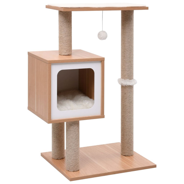 Ansamblu Pentru Pisici, Covoraș Din Funie De Sisal, 82 Cm