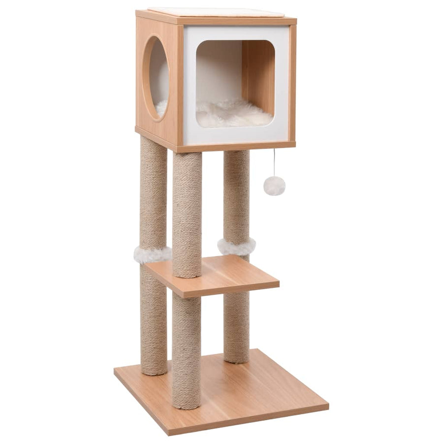 Ansamblu Pentru Pisici, Covoraș Din Funie De Sisal, 90 Cm