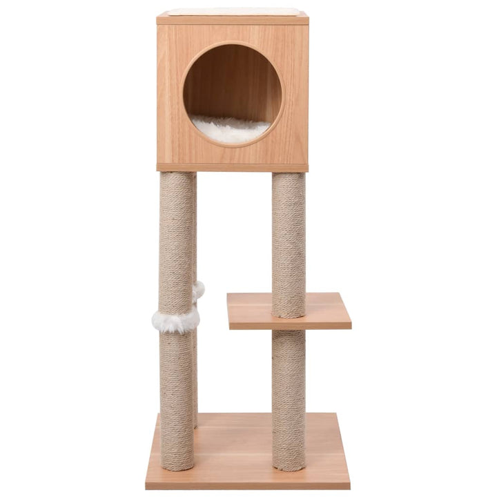 Ansamblu Pentru Pisici, Covoraș Din Funie De Sisal, 90 Cm