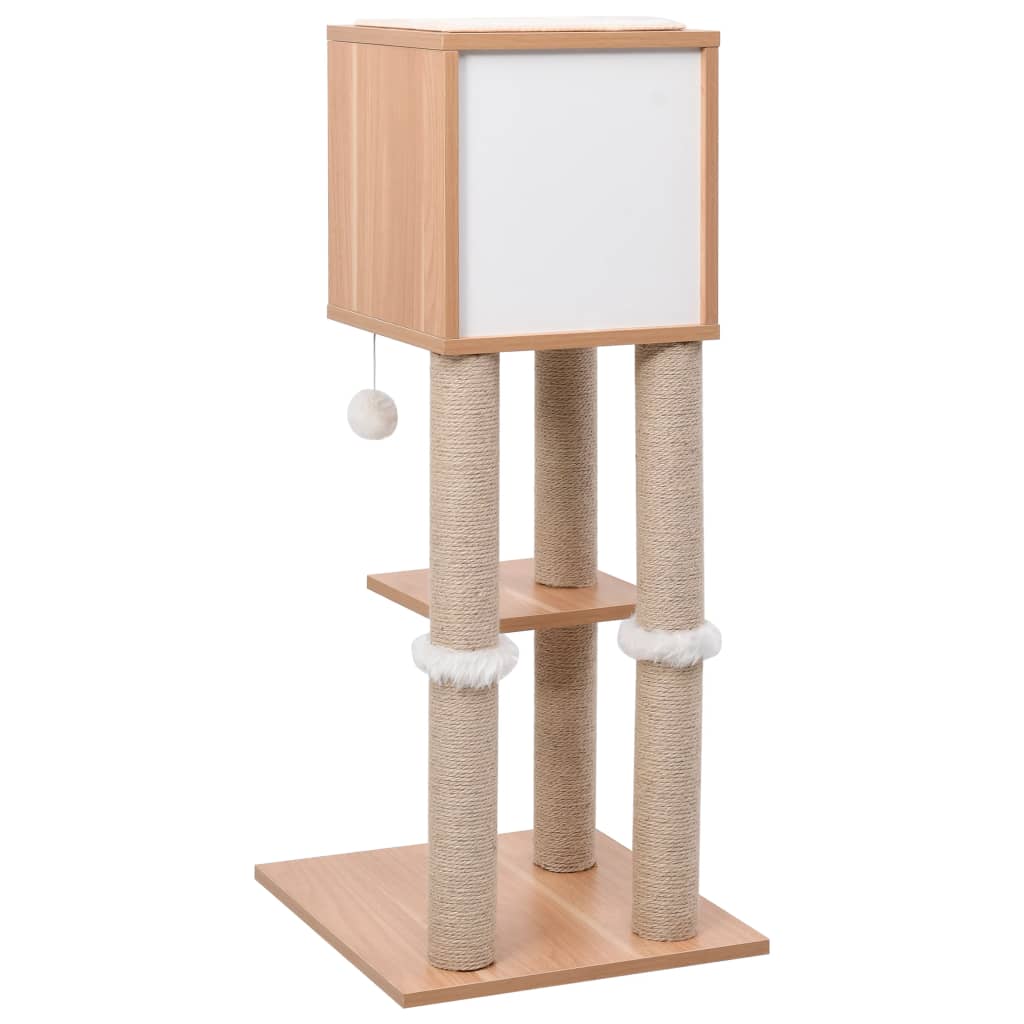 Ansamblu Pentru Pisici, Covoraș Din Funie De Sisal, 90 Cm