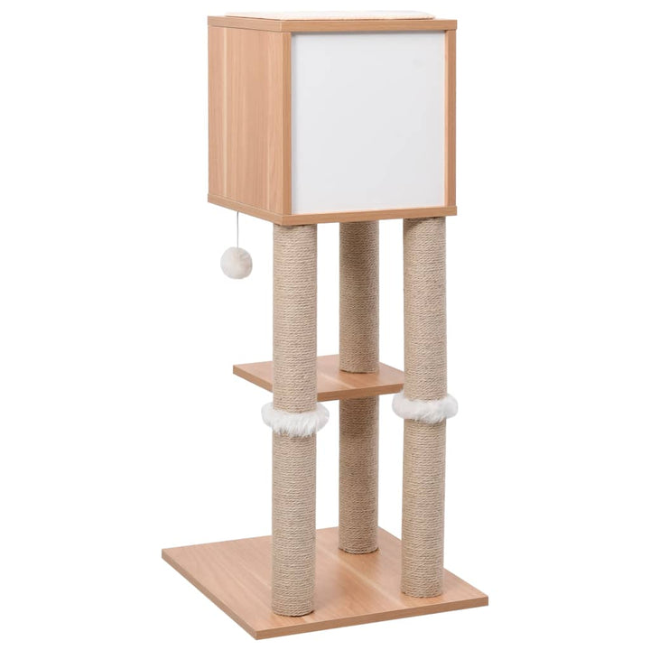 Ansamblu Pentru Pisici, Covoraș Din Funie De Sisal, 90 Cm