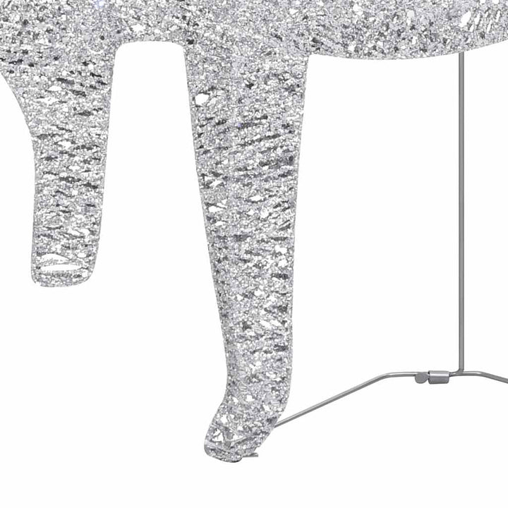 Decor De Crăciun Cu Reni Și Sanie, 60 Led-Uri Exterior