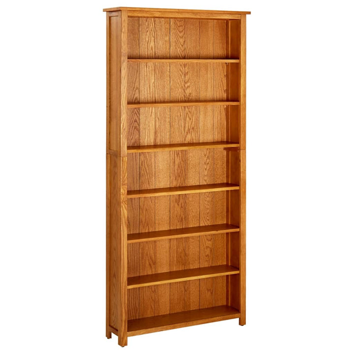Bibliotecă Cu 3 Rafturi, 70 X 22,5 X 82 Cm, Lemn Masiv Stejar