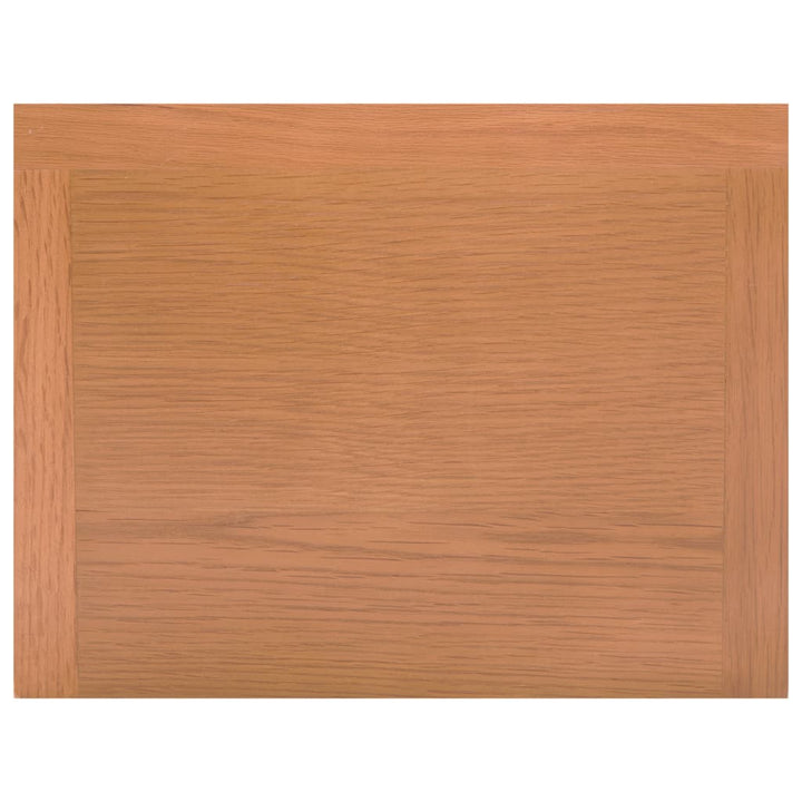 Masă De Reviste Cu Sertar, 35 X 27 X 55 Cm, Lemn Masiv Stejar