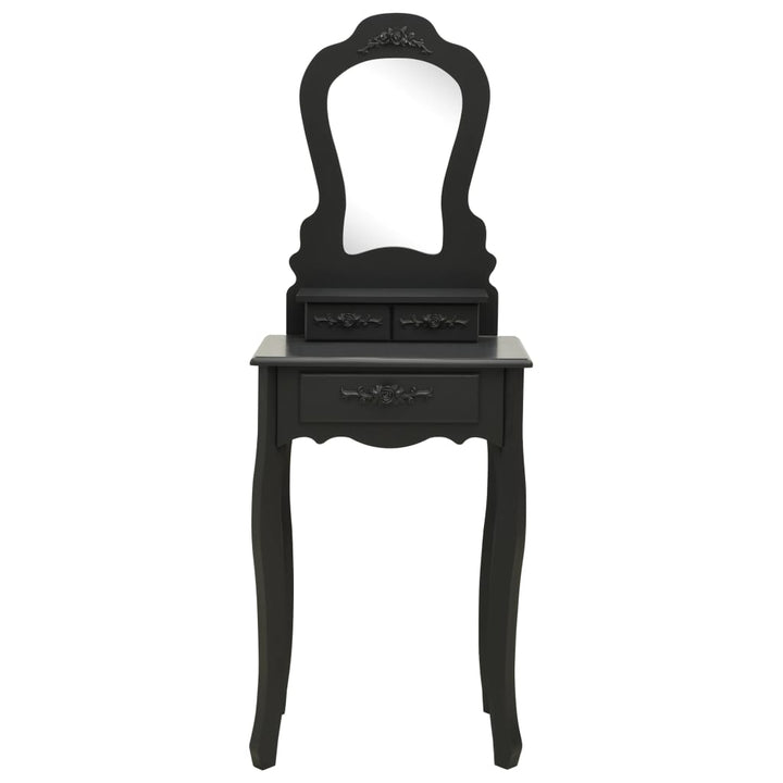 Set Masă De Toaletă Cu Taburet 50X59X136 Cm Paulownia
