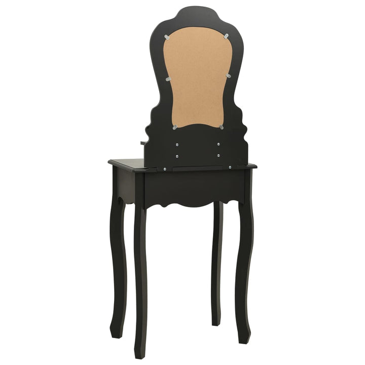 Set Masă De Toaletă Cu Taburet 50X59X136 Cm Paulownia