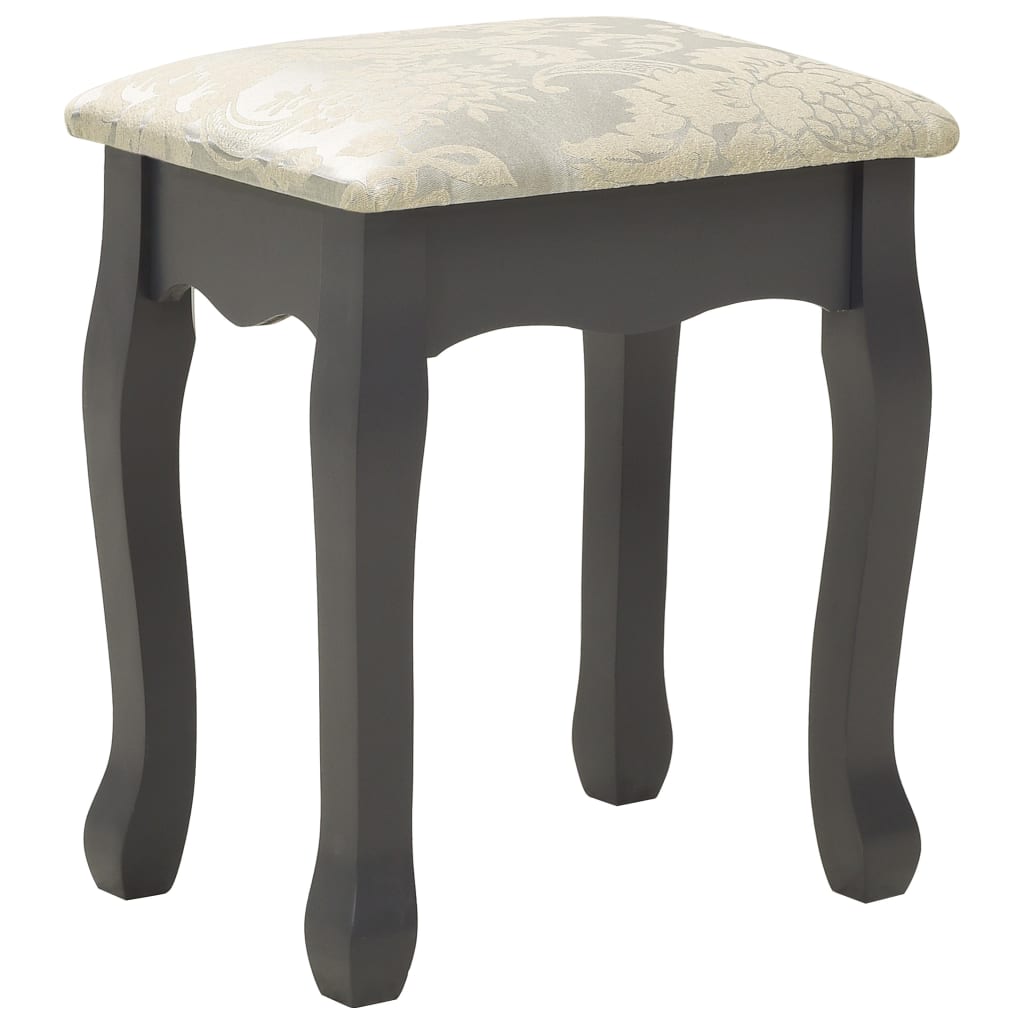Set Masă De Toaletă Cu Taburet 100X40X146 Cm Lemn Paulownia