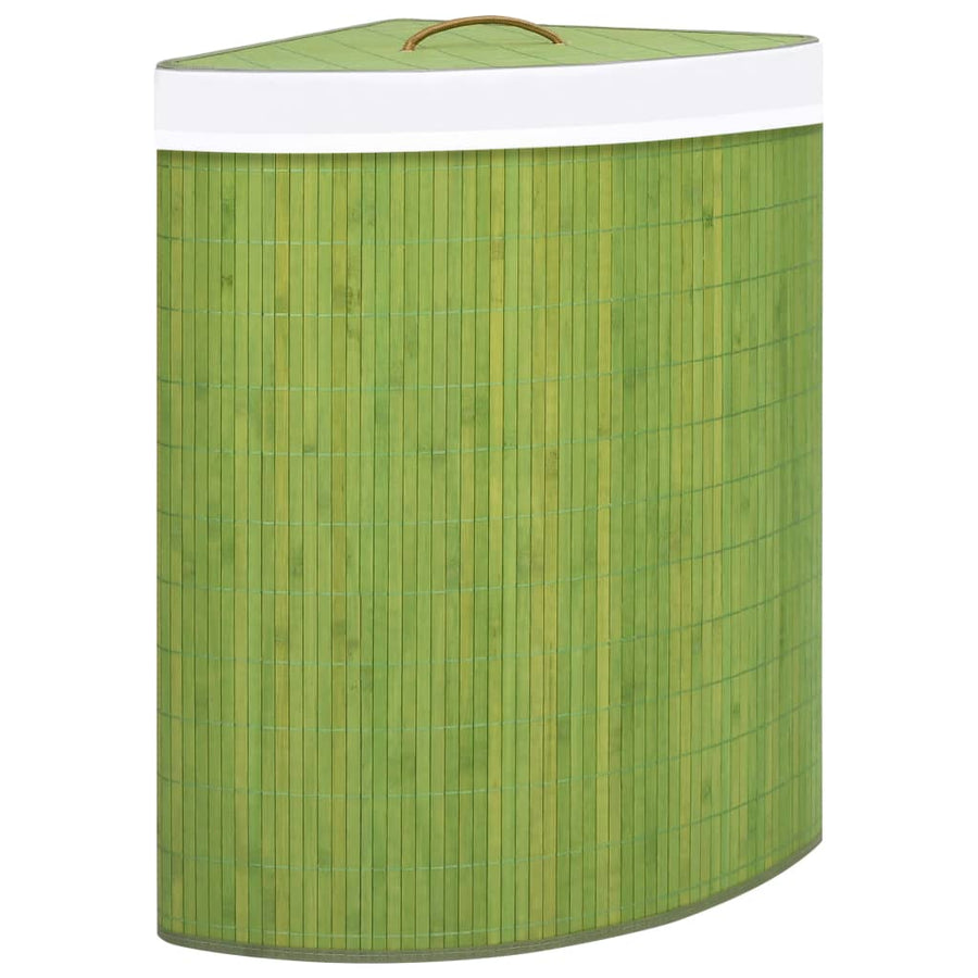 Coș De Rufe Din Bambus, Pentru Colț, , 60 L