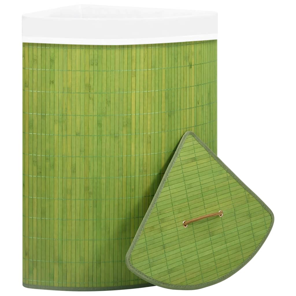 Coș De Rufe Din Bambus, Pentru Colț, , 60 L