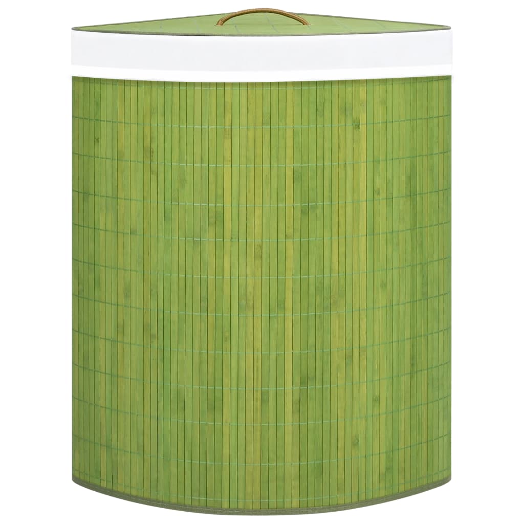Coș De Rufe Din Bambus, Pentru Colț, , 60 L
