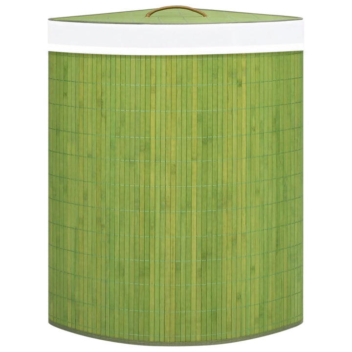 Coș De Rufe Din Bambus, Pentru Colț, , 60 L