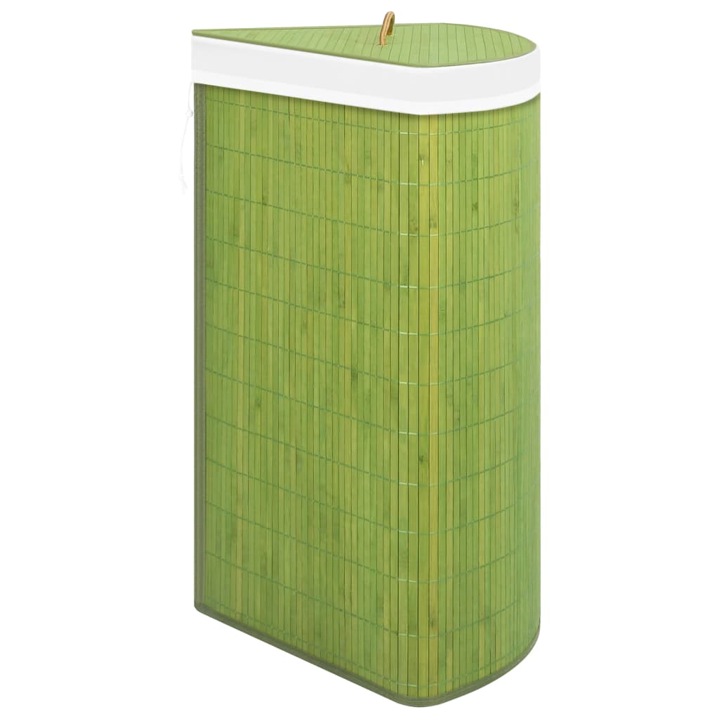 Coș De Rufe Din Bambus, Pentru Colț, , 60 L
