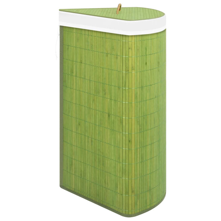 Coș De Rufe Din Bambus, Pentru Colț, , 60 L