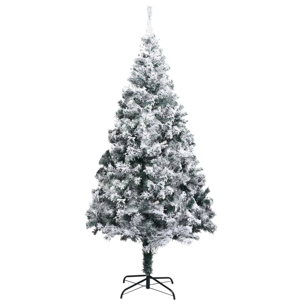Pom De Crăciun Artificial Cu Zăpadă, Verde, 210 Cm, Pvc