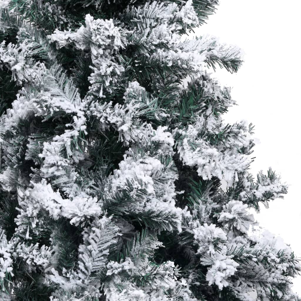 Pom De Crăciun Artificial Cu Zăpadă, Verde, 210 Cm, Pvc