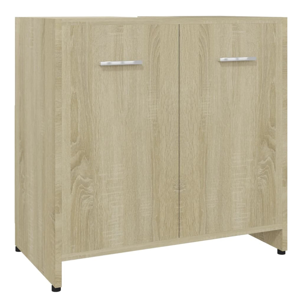 Dulap De Baie, Stejar Sonoma, 60X33X61 Cm, Lemn Prelucrat