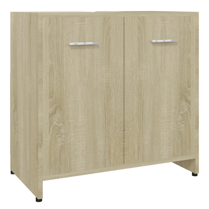 Dulap De Baie, Stejar Sonoma, 60X33X61 Cm, Lemn Prelucrat