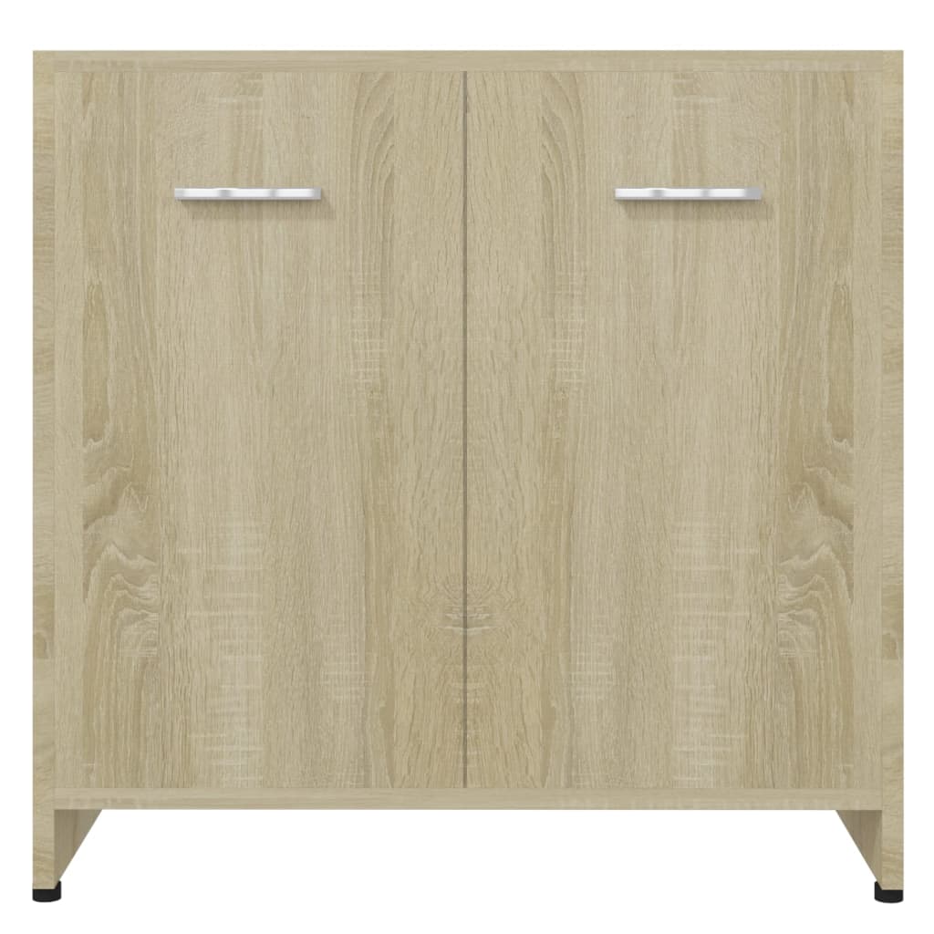 Dulap De Baie, Stejar Sonoma, 60X33X61 Cm, Lemn Prelucrat