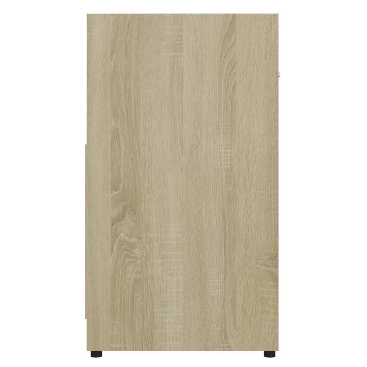 Dulap De Baie, Stejar Sonoma, 60X33X61 Cm, Lemn Prelucrat