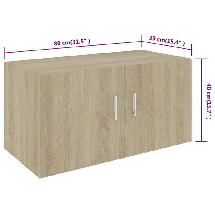 Dulap Montat Pe Perete, , 80 X 39 X 40 Cm, Pal