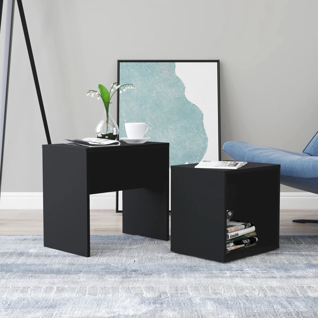Set Măsuțe De Cafea, , 48X30X45 Cm, Lemn Prelucrat