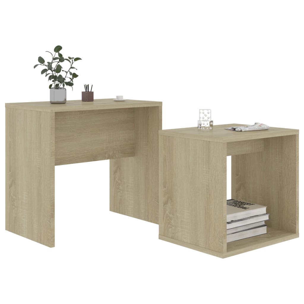 Set Măsuțe De Cafea, , 48X30X45 Cm, Lemn Prelucrat