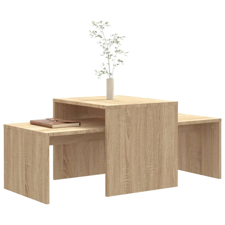 Set Măsuțe De Cafea, , 100X48X40Cm, Lemn Prelucrat