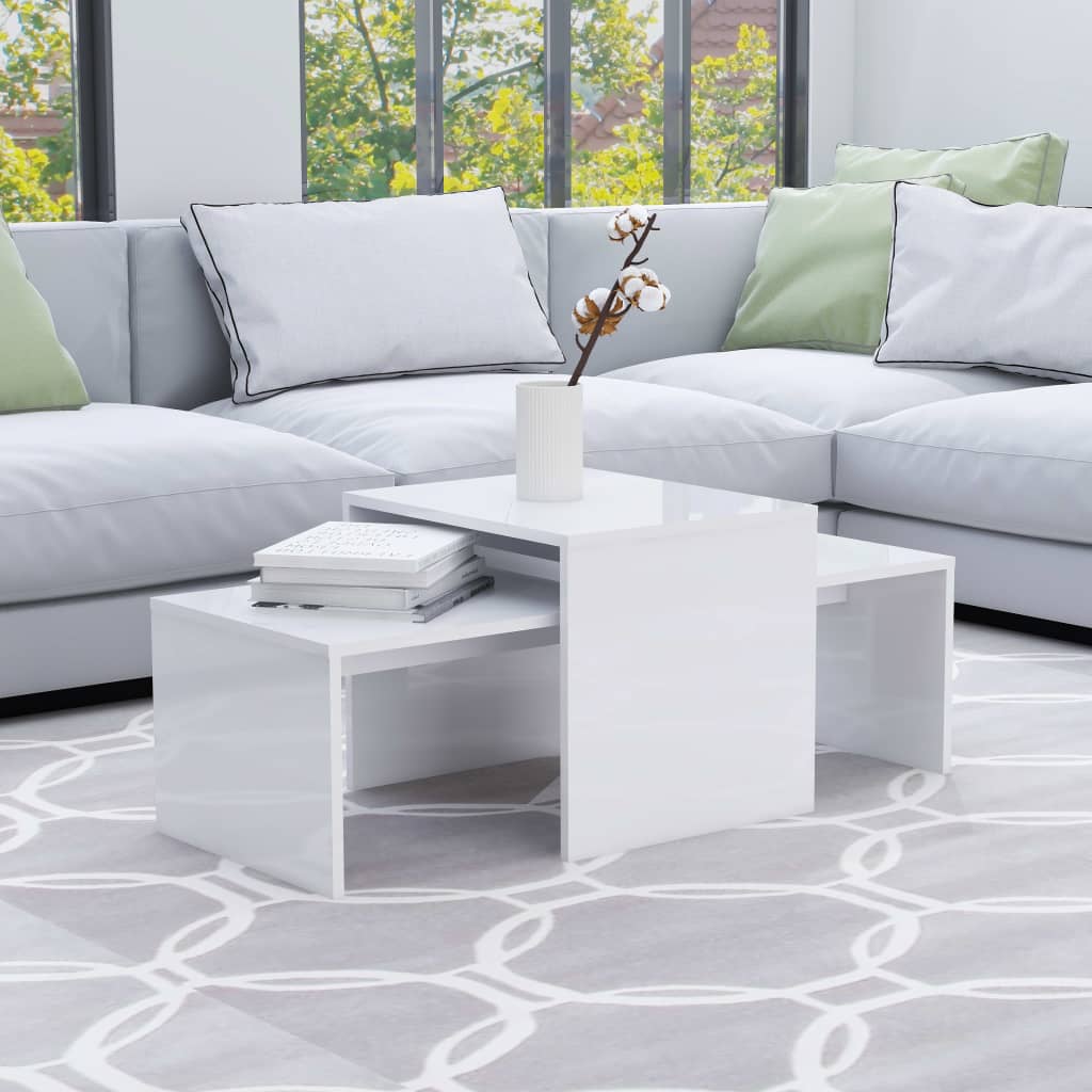 Set Măsuțe De Cafea, , 100X48X40Cm, Lemn Prelucrat