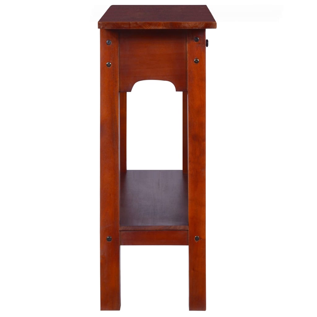 Masă Consolă, , 90X30X75Cm, Lemn Masiv De Mahon